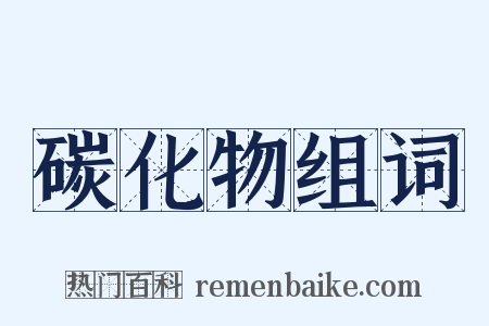 碳化物组词是什么意思的图片